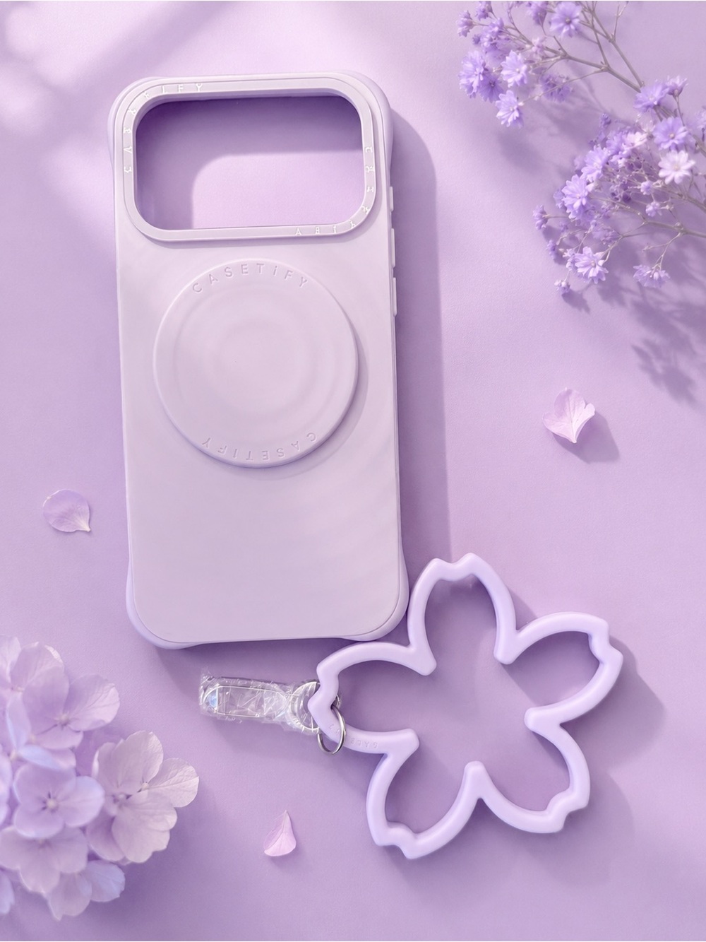 CASETiFY iPhone 17 Pro Max Lavender 3-Piece Phone Accessory Set | New